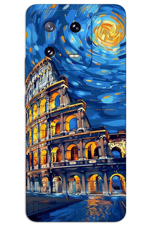 Xiaomi Mi 13 Pro Kılıf HD Desen Baskılı Arka Kapak - Sanat Roma
