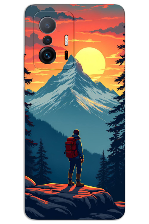 Xiaomi Mi 11T / Mi 11T Pro Kılıf HD Desen Baskılı Arka Kapak - Everest