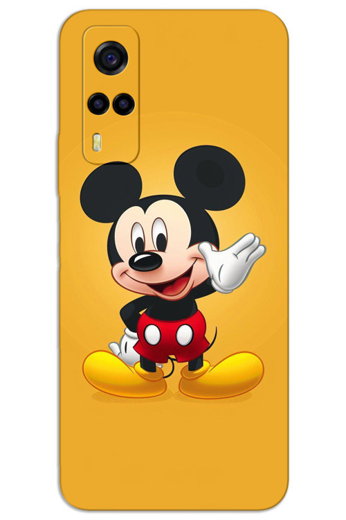 Vivo Y53S Kılıf HD Desen Baskılı Arka Kapak - Mickey 3
