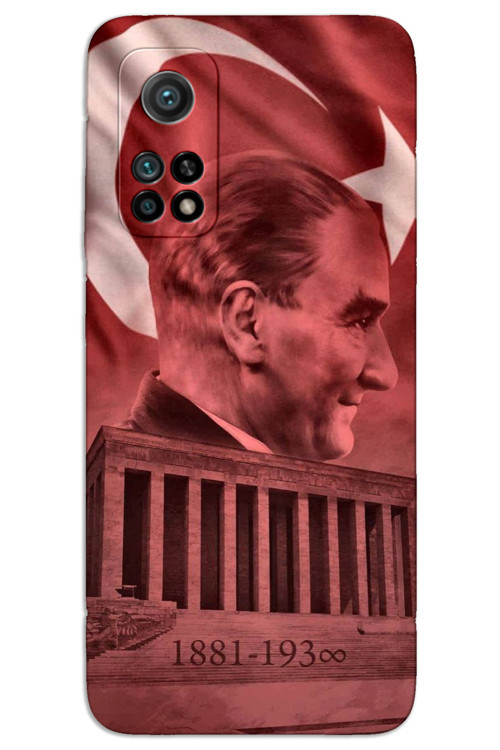 Xiaomi Mi 10T / 10T Pro Kılıf HD Desen Baskılı Arka Kapak - Atatürk Anıtkabir