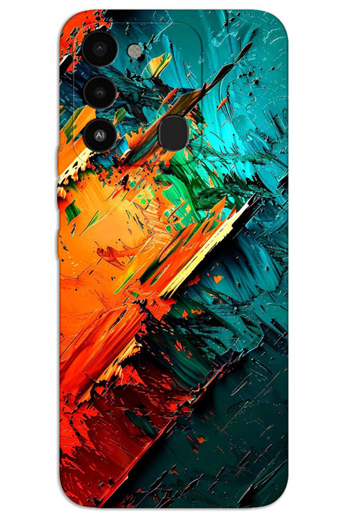 Tecno Spark 8C Kılıf HD Desen Baskılı Arka Kapak - Kristal