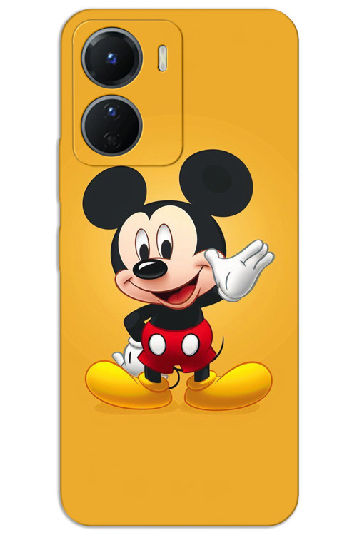 Vivo Y16 Kılıf HD Desen Baskılı Arka Kapak - Mickey 3
