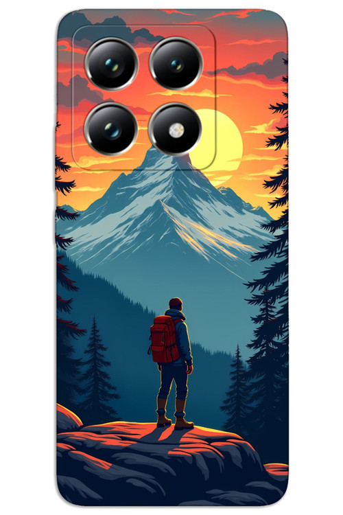 Xiaomi Mi 14T Kılıf HD Desen Baskılı Arka Kapak - Everest