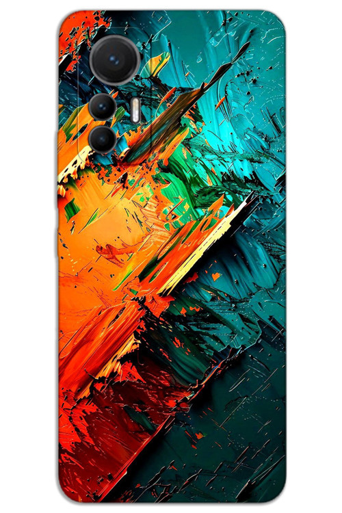 Xiaomi Mi 12 Lite Kılıf HD Desen Baskılı Arka Kapak - Kristal