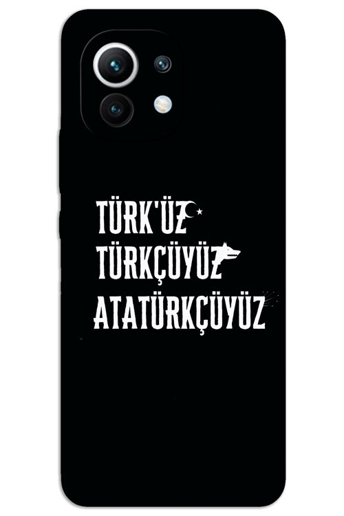 Xiaomi Mi 11 Kılıf HD Desen Baskılı Arka Kapak - Türkçü