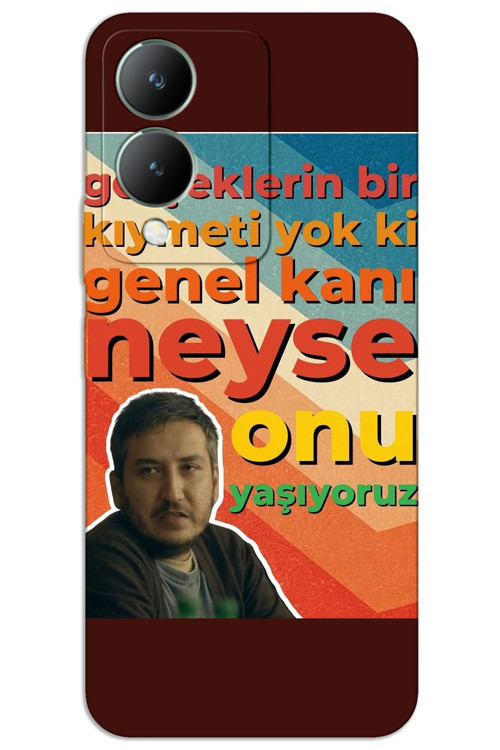Vivo Y17S Kılıf HD Desen Baskılı Arka Kapak - Genel Kanı