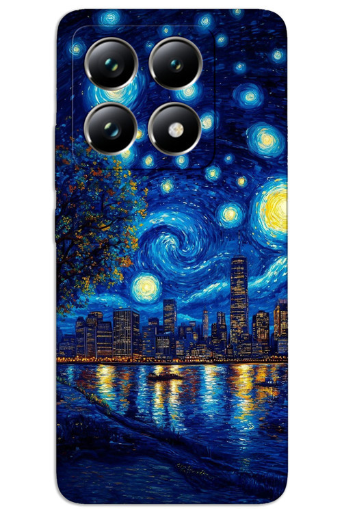 Xiaomi Mi 14 Pro Kılıf HD Desen Baskılı Arka Kapak - Sanat Sahil