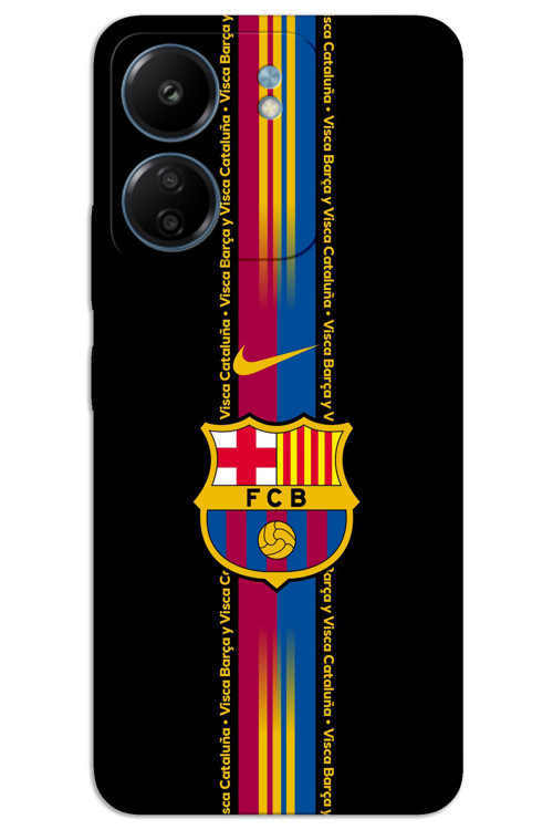 Xiaomi Poco C65 Kılıf HD Desen Baskılı Arka Kapak - Barça