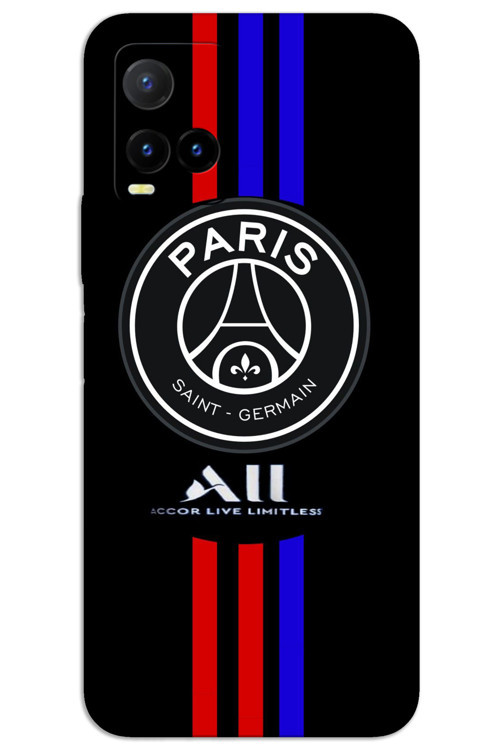 Vivo Y21S / Y21 / Y32 Kılıf HD Desen Baskılı Arka Kapak - PSG