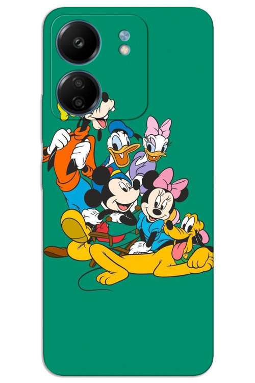 Xiaomi Redmi 13C Kılıf HD Desen Baskılı Arka Kapak - Mickey 1