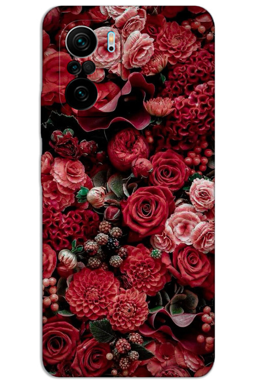 Xiaomi Poco F3 Kılıf HD Desen Baskılı Arka Kapak - Güller
