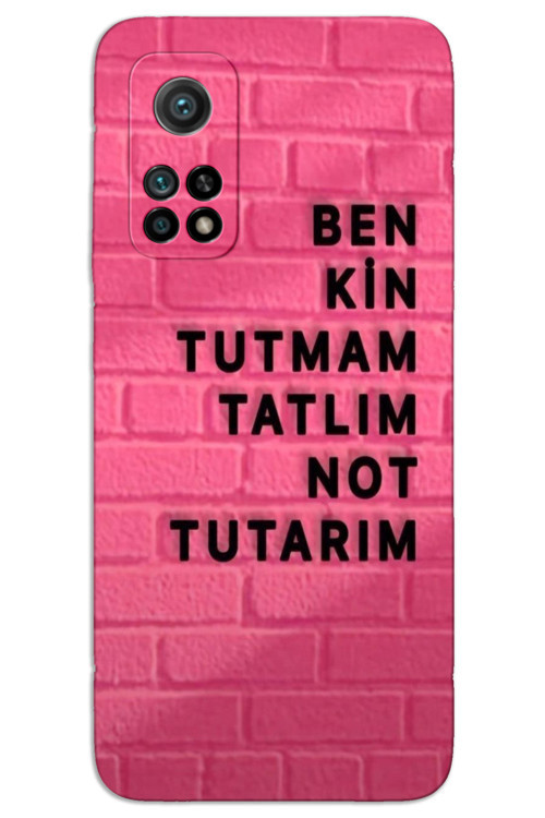 Xiaomi Mi 10T / 10T Pro Kılıf HD Desen Baskılı Arka Kapak - Kin Tutmam