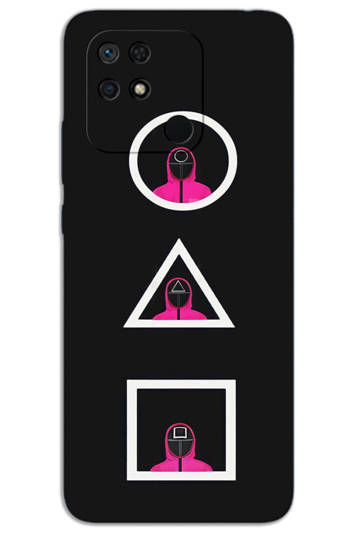 Xiaomi Poco C40 Kılıf HD Desen Baskılı Arka Kapak - Squid Game