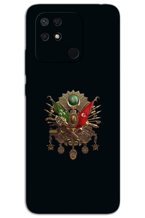 Xiaomi Redmi 10C Kılıf HD Desen Baskılı Arka Kapak - Tuğra