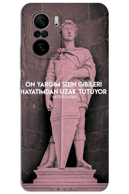 Xiaomi Poco F3 Kılıf HD Desen Baskılı Arka Kapak - Ön Yargım