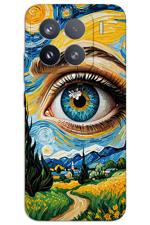 Xiaomi Mi 15 Kılıf HD Desen Baskılı Arka Kapak - Sanat Göz