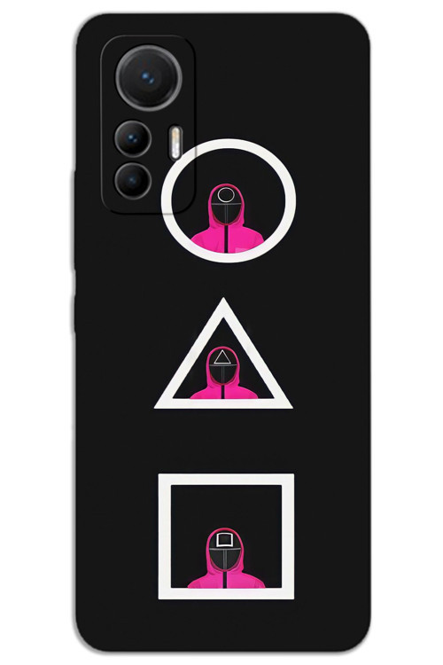 Xiaomi Mi 12 Lite Kılıf HD Desen Baskılı Arka Kapak - Squid Game