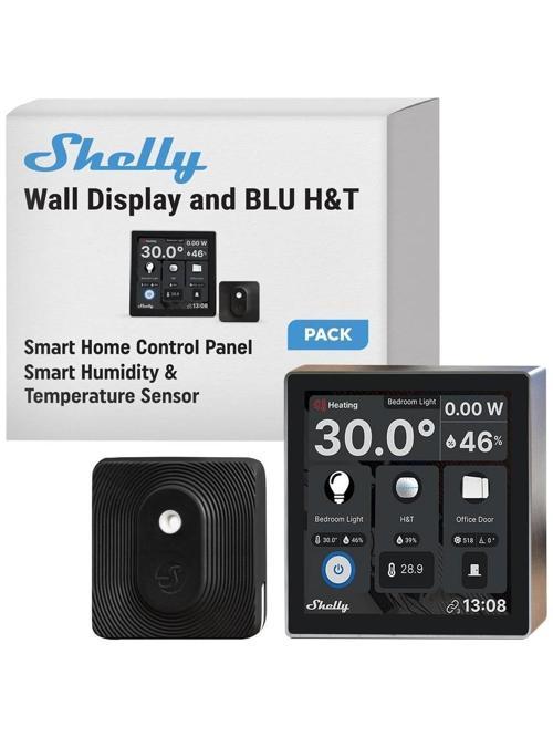 Wall Display & BLU H&T Siyah Merkezi Kontrol Panel Seti