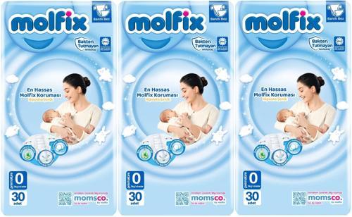 Bebek Bezi Ekonomik Beden:0 (0-3KG) Prematüre 90 Adet