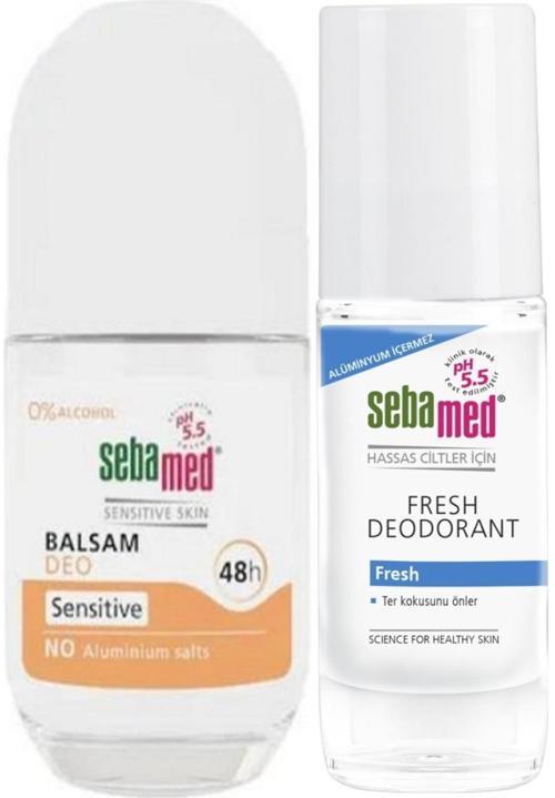 Deodorant Roll-On 50ML Balsam Hassas/Sensitive + Roll-On 50ML Fresh (Karma 2 Li Set)