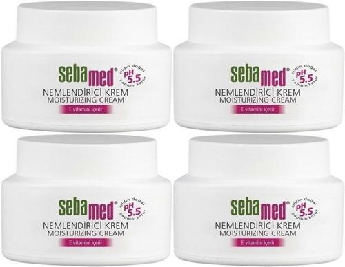 Nemlendirici Cilt Bakım Kremi 75ML Günlük Bakım (Yüz - Boyun - Vücut) (4 Lü Set)