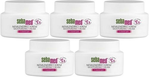 Nemlendirici Cilt Bakım Kremi 75ML Günlük Bakım (Yüz - Boyun - Vücut) (5 Li Set)