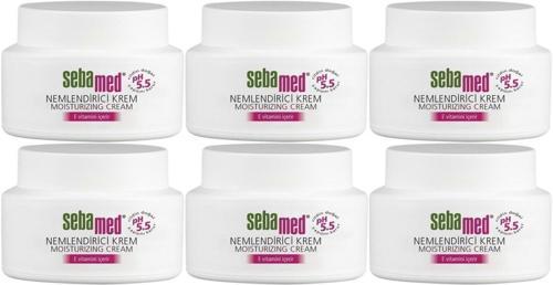 Nemlendirici Cilt Bakım Kremi 75ML Günlük Bakım (Yüz - Boyun - Vücut) (6 Lı Set)