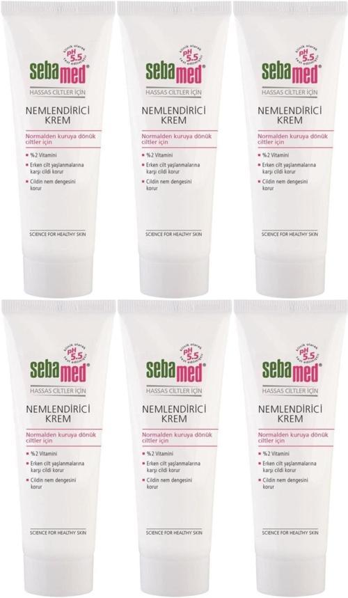 Nemlendirici Krem Tüp 50ML (Günlük Kullanım) (6 Lı Set)