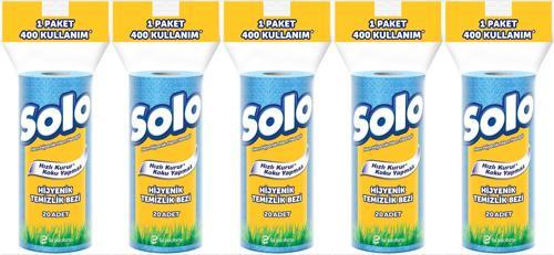 Hijyenik Temizlik Bezi (İç adet 20 Li) (Kokusuz ve Hızla Kuruyan) (5 Li Set)