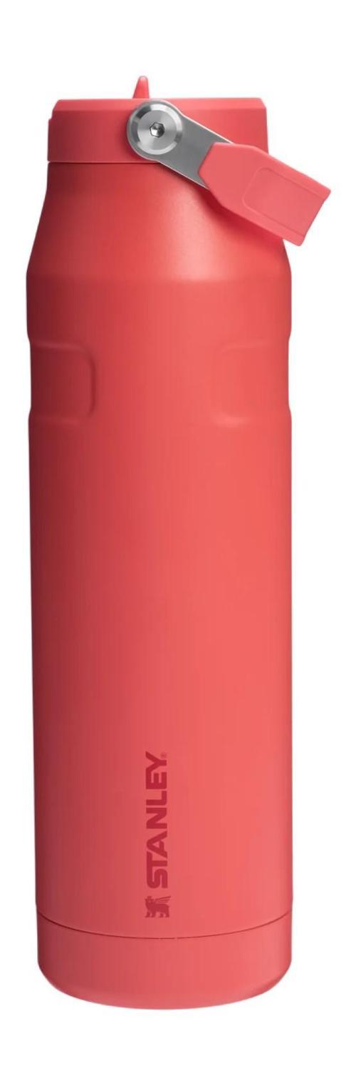 The IceFlow Bottle Flip Straw 2.0 0.7 L - (24 OZ) Hot Coral
