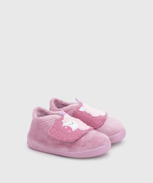 Homie Unicornio Pembe Kız Çocuk Panduf W10328-010