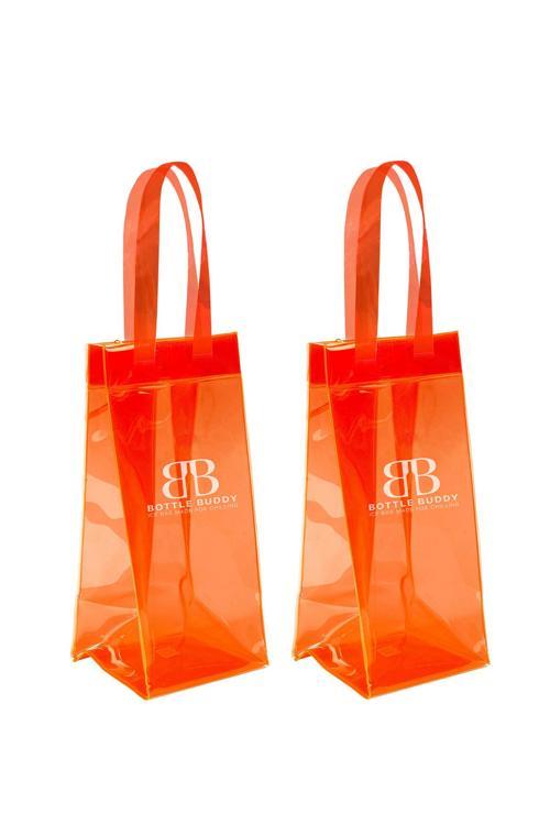 Ice Bag Turuncu Şişe & Şarap Soğutucu 2'Li Buz Çantası