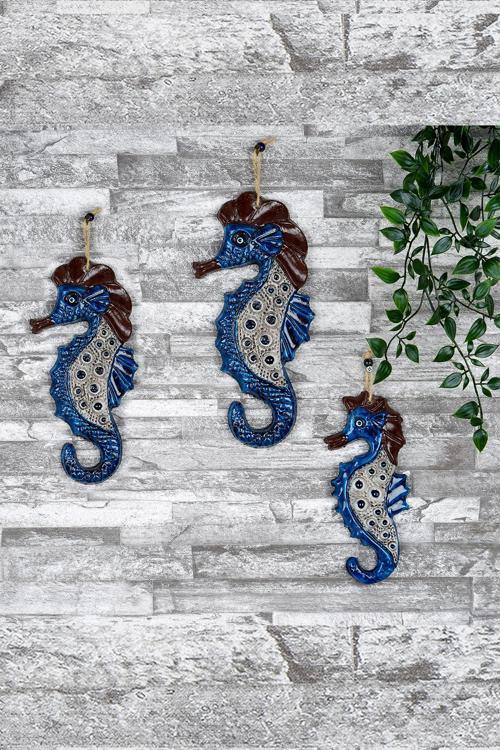 3'Lü Dekoratif Denizatı Bahçe Balkon Duvar Süsü