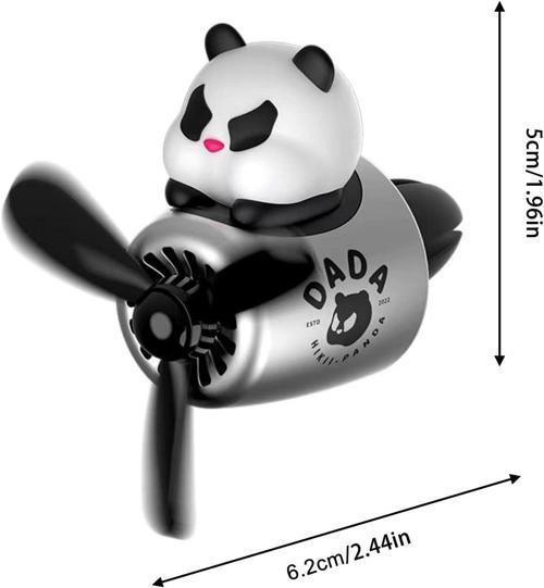 Pervaneli Klima Süsü Oto Koku Klipsi Pilot Panda Araba Hava Ferahlatıcı Turuncu