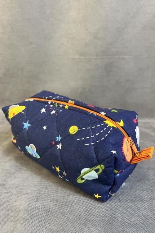 - Ege 7366 El Yapımı Pamuk Kumaş Kalemlik / 10cm x 18 Cm