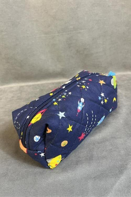 - Ege 7366 El Yapımı Pamuk Kumaş Kalemlik / 10cm x 18 Cm