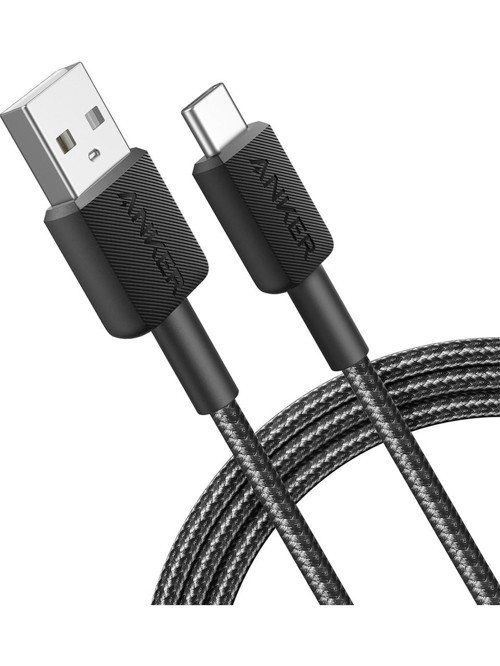 322 A81H6 1.8 m Siyah USB to Type-C Hızlı Şarj Kablosu