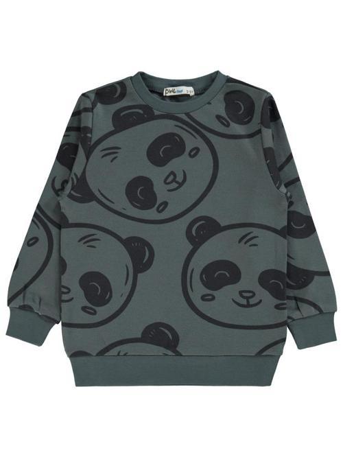 Empirme Panda Baskılı 2-5 Yaş Sweatshirt - Gri2-3 Yaş