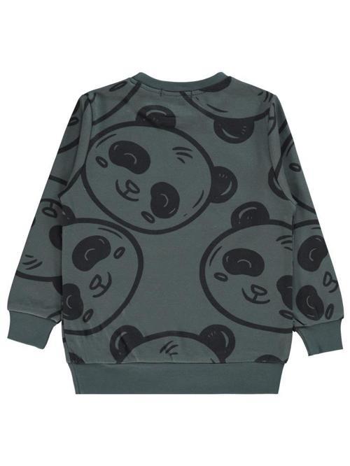 Empirme Panda Baskılı 2-5 Yaş Sweatshirt - Gri4-5 Yaş