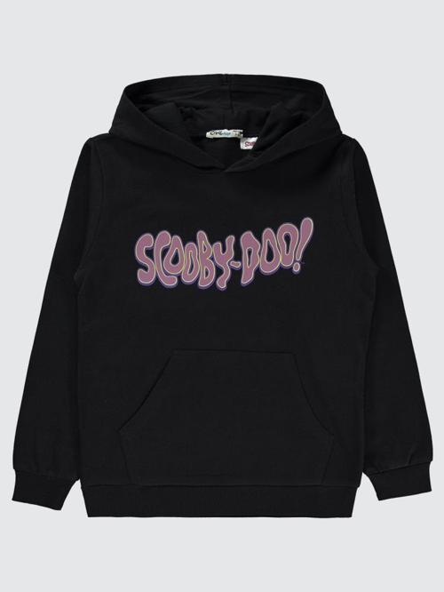 Scoobydoo Baskılı 10-13 Yaş Sweatshirt - Siyah10-11 Yaş