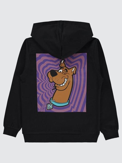 Scoobydoo Baskılı 10-13 Yaş Sweatshirt - Siyah11-12 Yaş