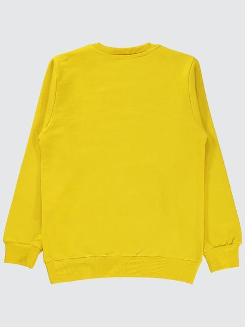 Baskılı 10-13 Yaş Sweatshirt - Sarı10-11 Yaş