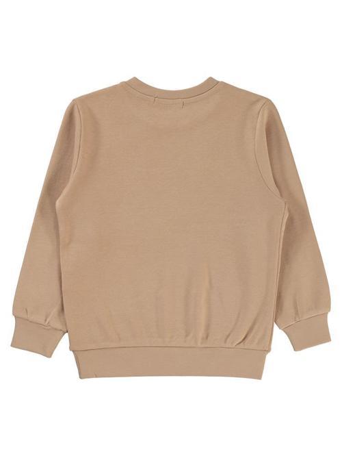 Maymun Baskılı 2-5 Yaş Sweatshirt - Bej3-4 Yaş