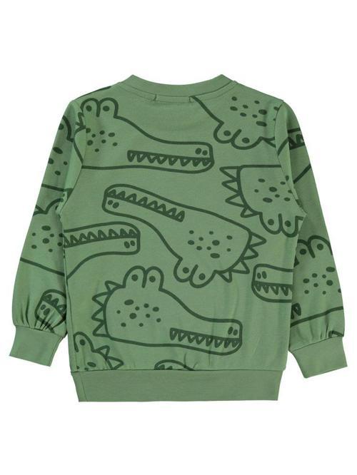 Empirme Timsah Baskılı 2-5 Yaş Sweatshirt - Haki2-3 Yaş