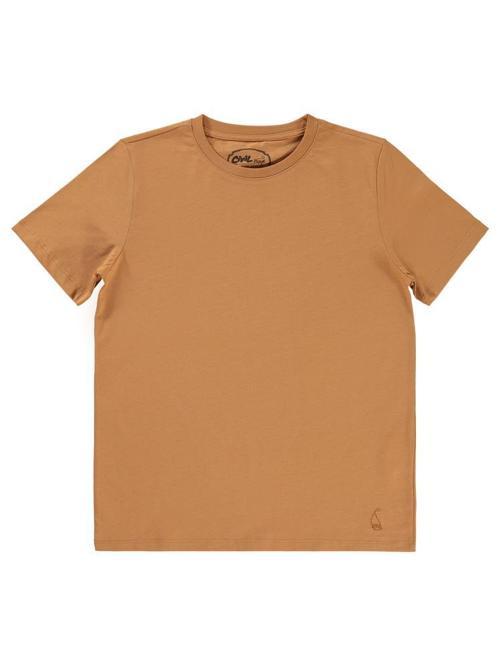 Yelken Nakışlı 10-13 Yaş Tişört - Turuncu10-11 Yaş