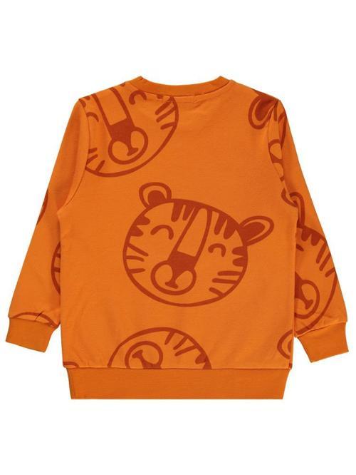 Empirme Aslan Baskılı 2-5 Yaş Sweatshirt - Turuncu2-3 Yaş