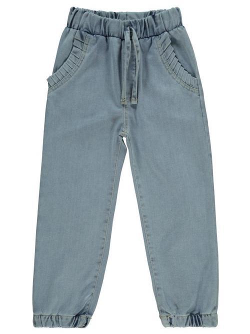 Cebi Fırfırlı 2-5 Yaş Pantolon - Mavi2-3 Yaş