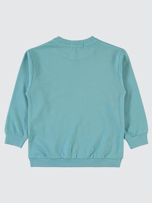 Timsah Baskılı 2-5 Yaş Sweatshirt - Mavi4-5 Yaş