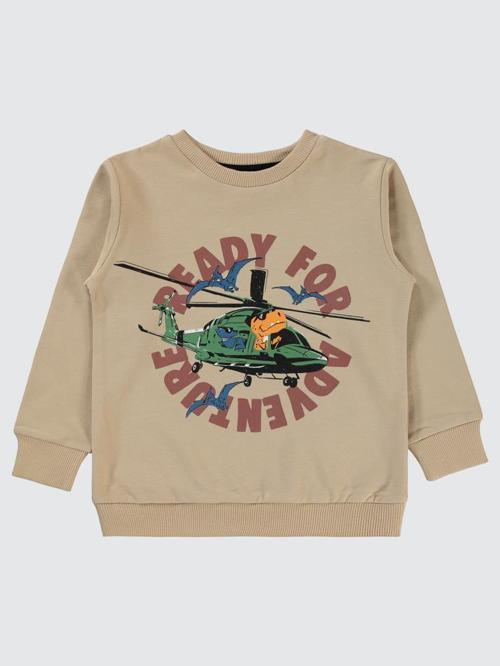 Ready For Baskılı 2-5 Yaş Sweatshirt - Gri2-3 Yaş
