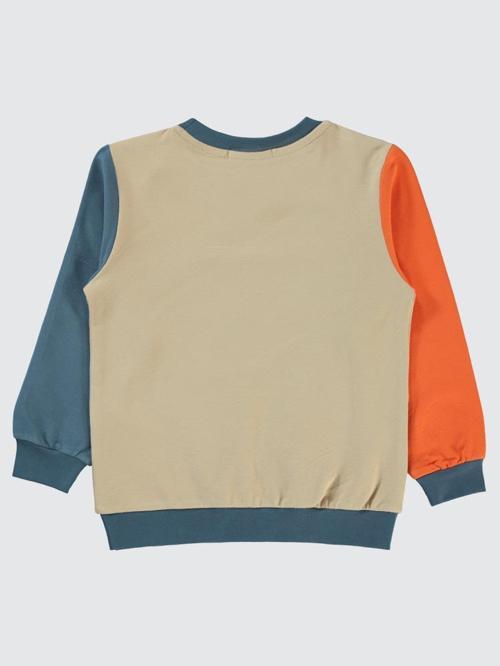 Good Vıbes Baskılı 2-5 Yaş Sweatshirt - Mavi2-3 Yaş